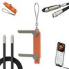 Portable 360° Rotating Super-fast Charging Bracket Detachable Foldable Charging Cable Adapter Data Cable Converter