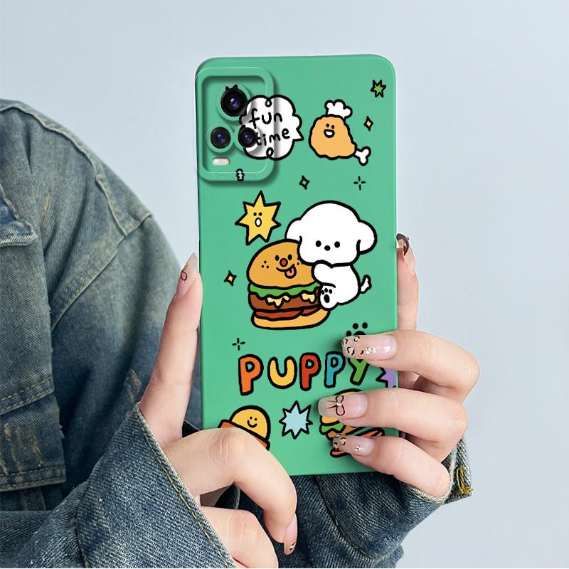 For Vivo V20 Phone Case Cute Astronaut Soft Silicone Lens Protective Back Cover for VivoV20 V2024 V2025 Coque Vivo v 20 Shells