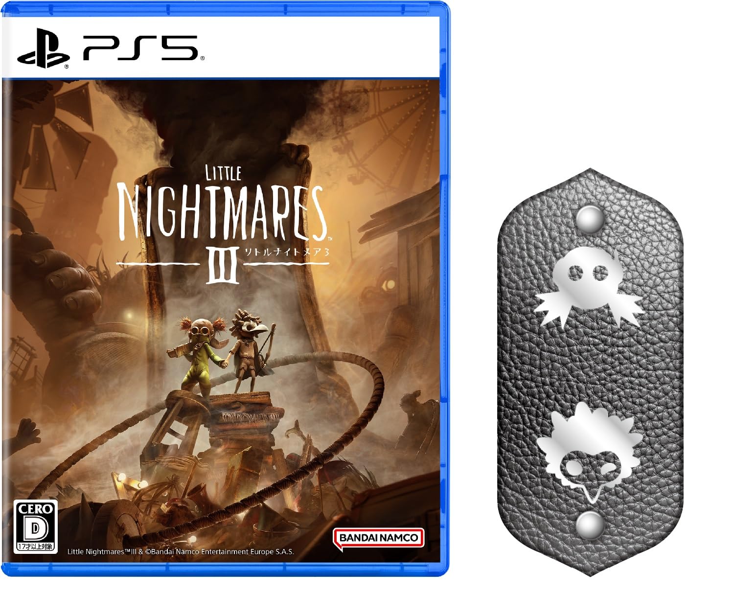

Little Nightmares 3 PS5 Original Leather Cord Holder Included Purchase Six Costume Bonus Code Included - [Bonus] & [Early Bonus] Dark Set