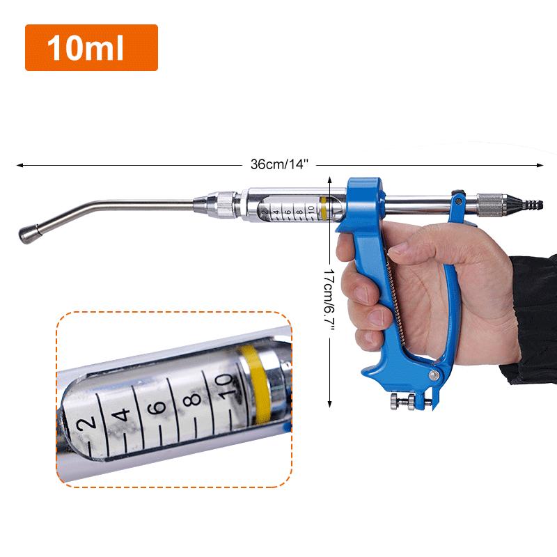 5/10/20/30ML Continuous Feeding Syringe Farm Pig Cow Breeding Animal Husbandry Continuous Drug Delivery Device Veterinarian Tool