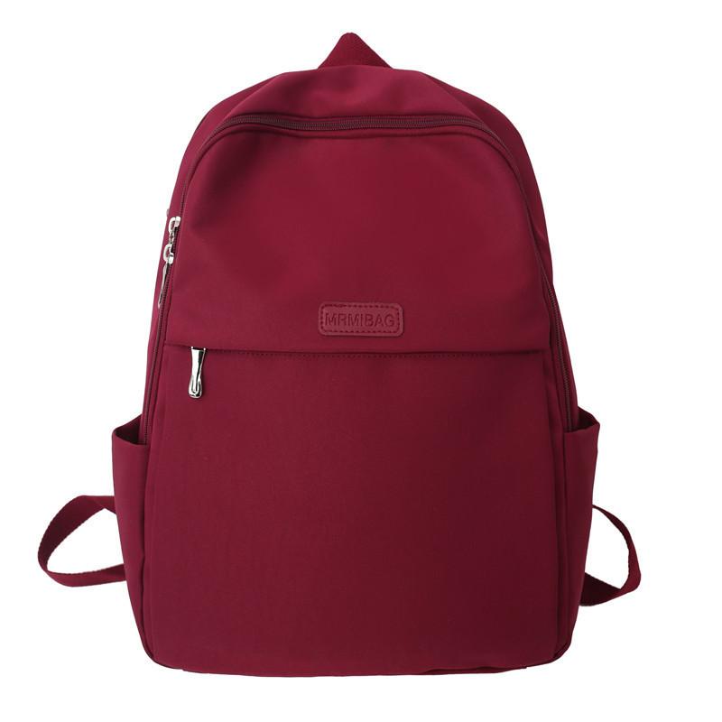 Schoolbagins Girls Light Commuter Backpack Girls Solid Color Backpack Women's Backpack 1011 New School Bag Female College Student