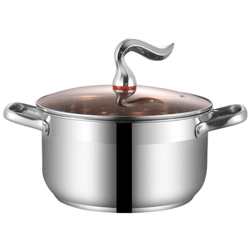 26CM Home Stainless Steel Soup & Stew Pot