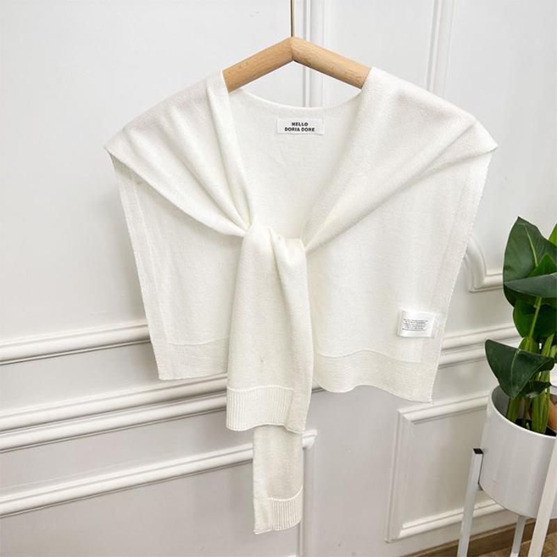 Knitted Small Shawl Scarf Korean Women'S Outer Wear Fashionable And Stylish