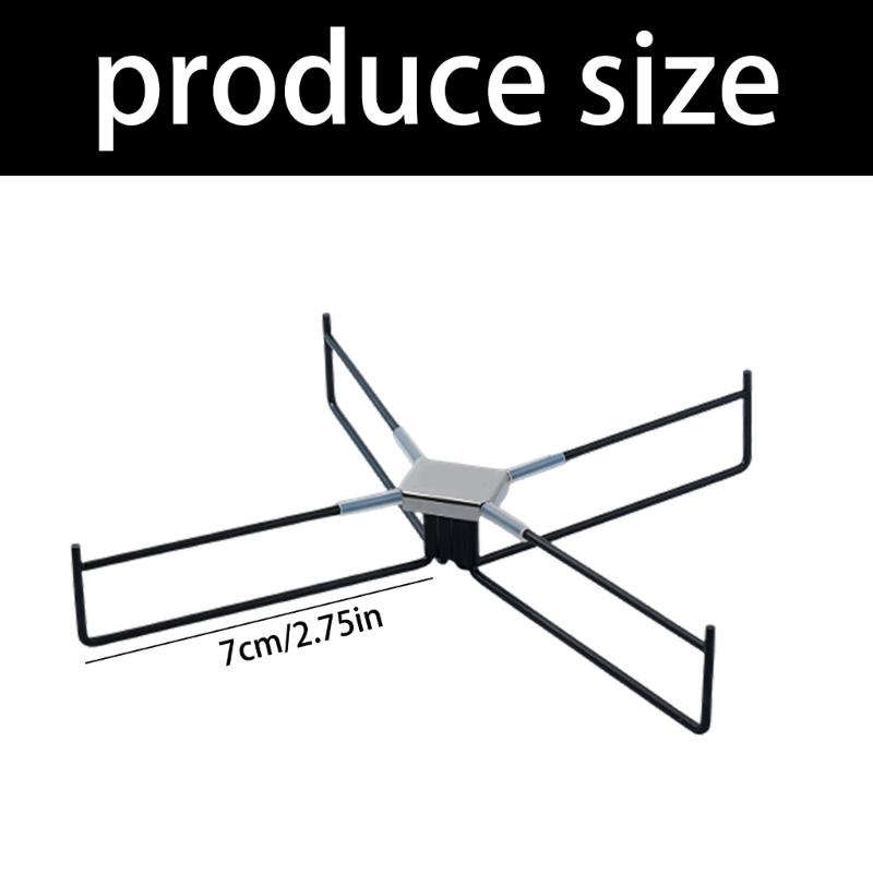Folding Outdoor Camping Coolers Stand Metal Support Poles Ice Bucket Holder For Outdoor Camping Fishing Picnics Enduring