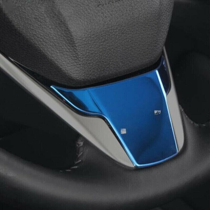 For Honda CR-V CRV 2017-2022 Blue Inner Steering Wheel Decorative Cover Trim