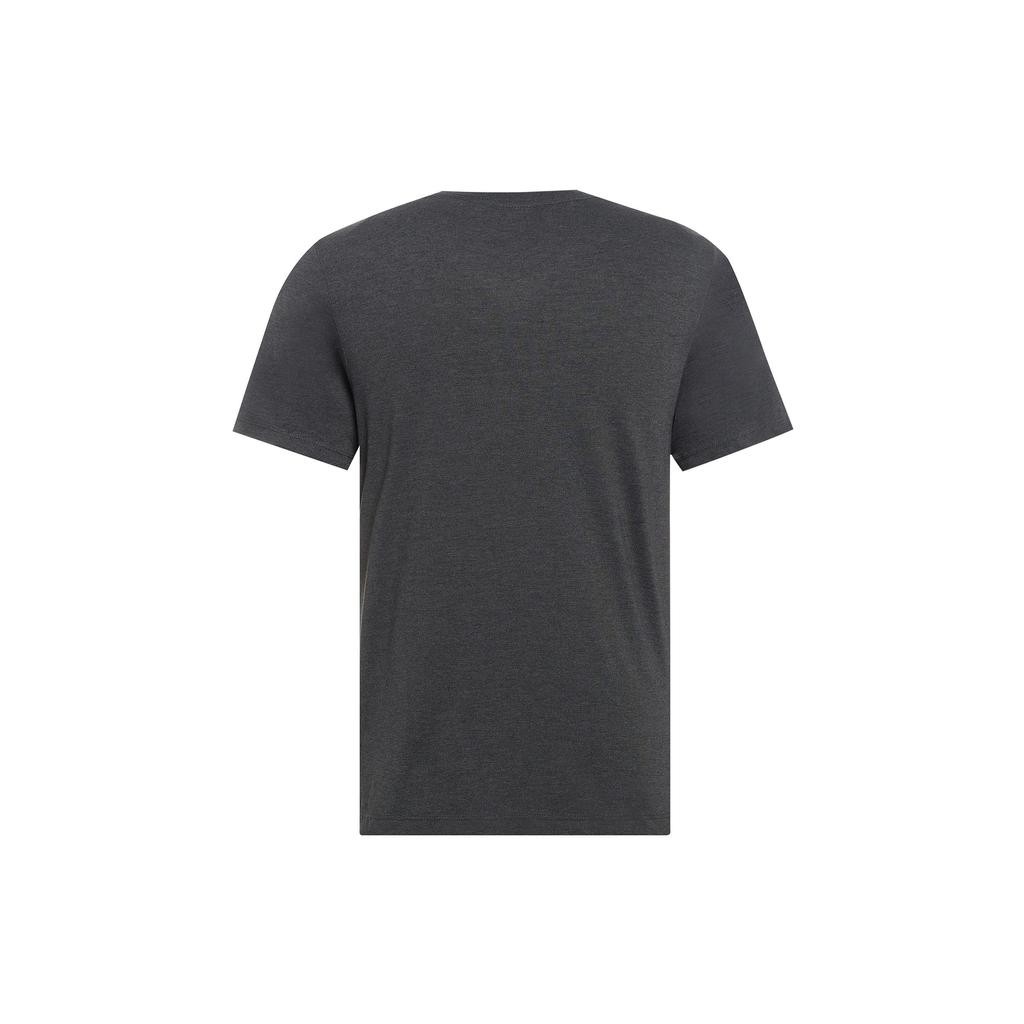 Nike Yoga Dri-FIT Quick-Dry Crew Neck Short Sleeve T-Shirt Men Tops Black Grey DO0775-010