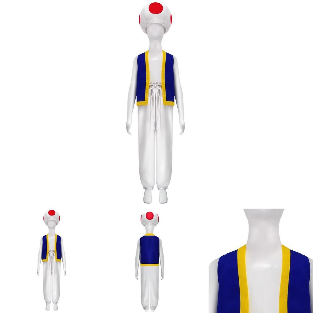 Kostium Cosplay Mario Brothers Na Halloween Materiał Poliestrowy Motyw Mario XS-XXXL