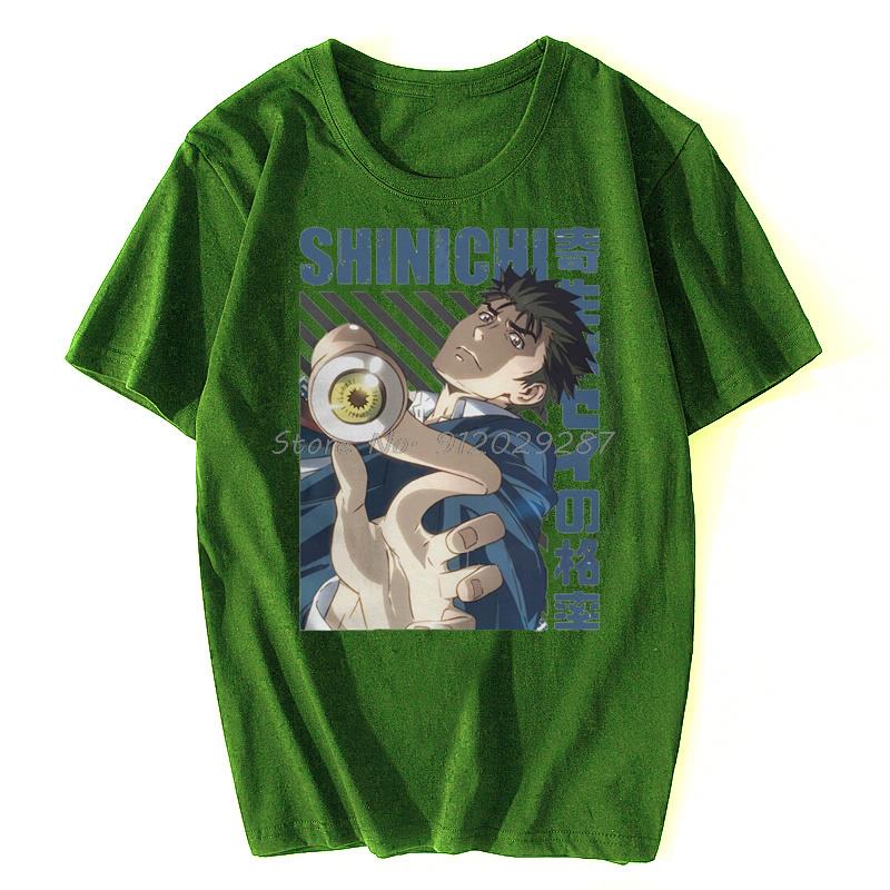 Kiseijuu Shinichi Izumi Parasyte The Maxim Izumi Shinichi Anime Tshirt Graphic Punk T Shirt Streetwear Cotton Tees