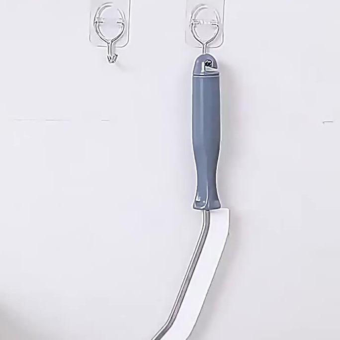 Long Handle Crevice Cleaning Brush for Bathroom, Kitchen, Toilet, Sink, Windows, and Grooves with Stiff Bristles