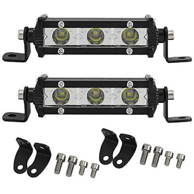 

SKYWORLD 2 X 4 inch 15W Single Row LED Light Bar Low Profile Ultra Thin Slim Mini Spot Off Road Driving Lights Led Fog Lights Boat Lighting ATV SUV 4 inch 15W Spot