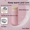 316 Stainless Steel Student Insulated Cup - 7oz/10oz Mini Pocket Water Bottle - Outdoor Sports Portable Cold/hot Water Bottle