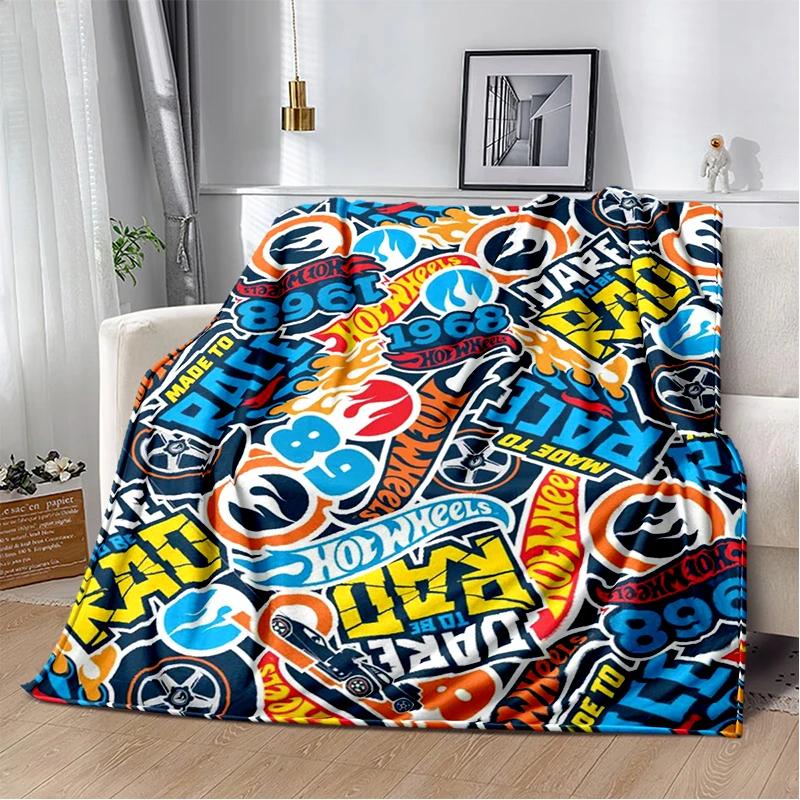 

2025 Новий новий H-Hot Wheels Мультяшна Фланелева Ковдра, М яка Плед для Дому Спальні Ліжка Дивана Покривало для Подорожей Дитячий Подарунок 100x150cm
