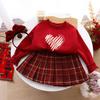 2025 Winter Velvet Hoodie Family Set: Mother & Child Matching Outfits for Stylish 100-Day Photo Shoots