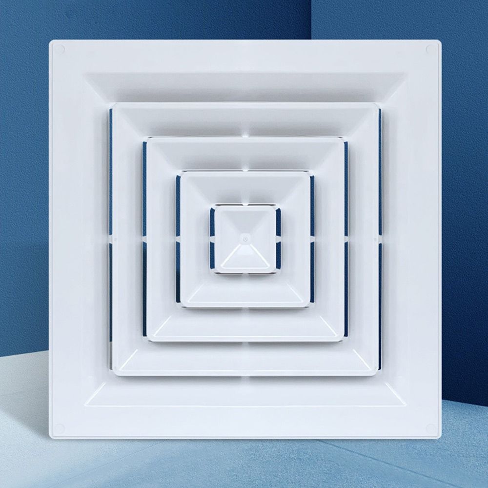 Square Ventilation Fan Easy to Install Air Conditioning Outlet Vent  for Outlet Vent Accessories