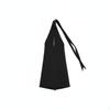Strappy Mini Dress High Stretch Crossed Halter Colorfast Doll Apparel Black