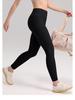 Women's Ribbed 24" Yoga Pants, Hip Lift, Breathable, Quick-Dry Sports Leggings, Tummy Control