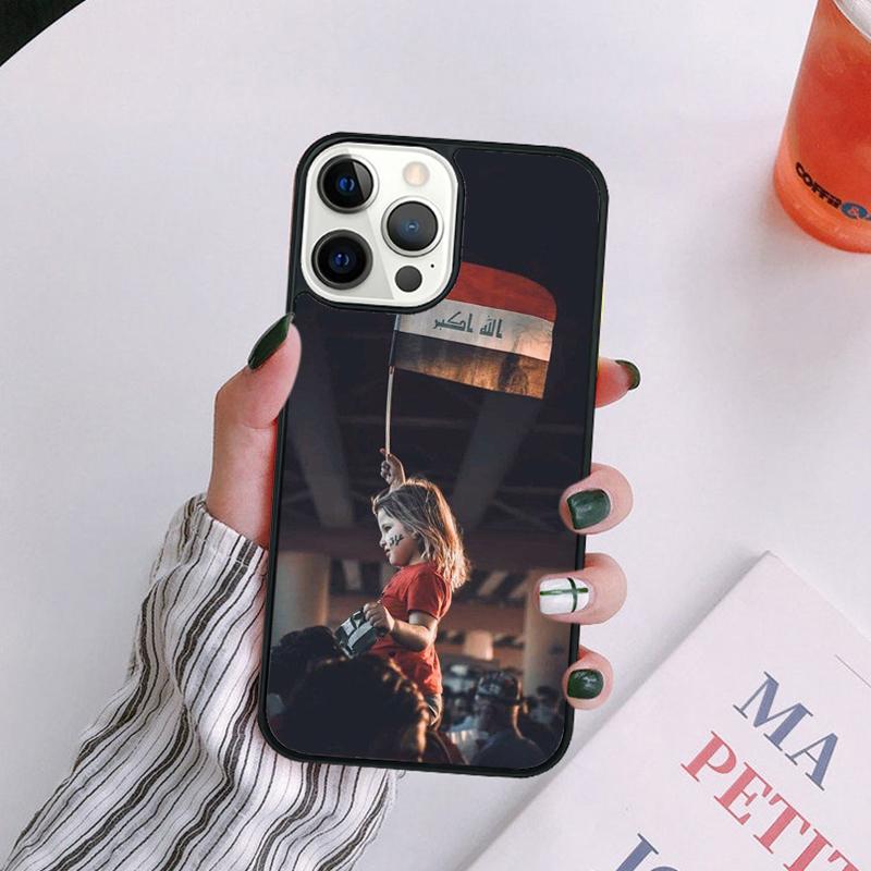 

Iraqi Iraq National Flag Phone Case For iPhone 17 Air 14 13 12 16Pro Max 15 Plus Cover Shell Max coque iPhone 17pro