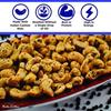 Nussige Knusper Premium Jumbo Größe Südlicher Pfeffer Cashewkerne 200g, Natürliche Geschmacksrichtung Ganze Cashewkerne | Null Bruch | Wiederverschließbarer Beutel