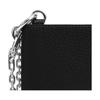 COACH 11 flip closure chain cow leather wallet men's black black