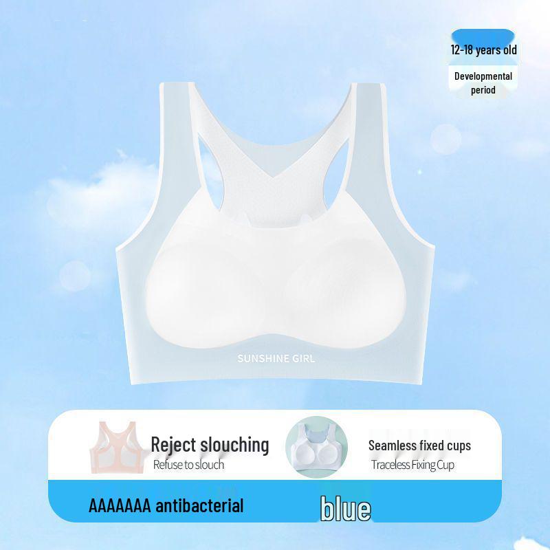 Girls' Sports Shockproof Bra for Puberty Development In Junior High School