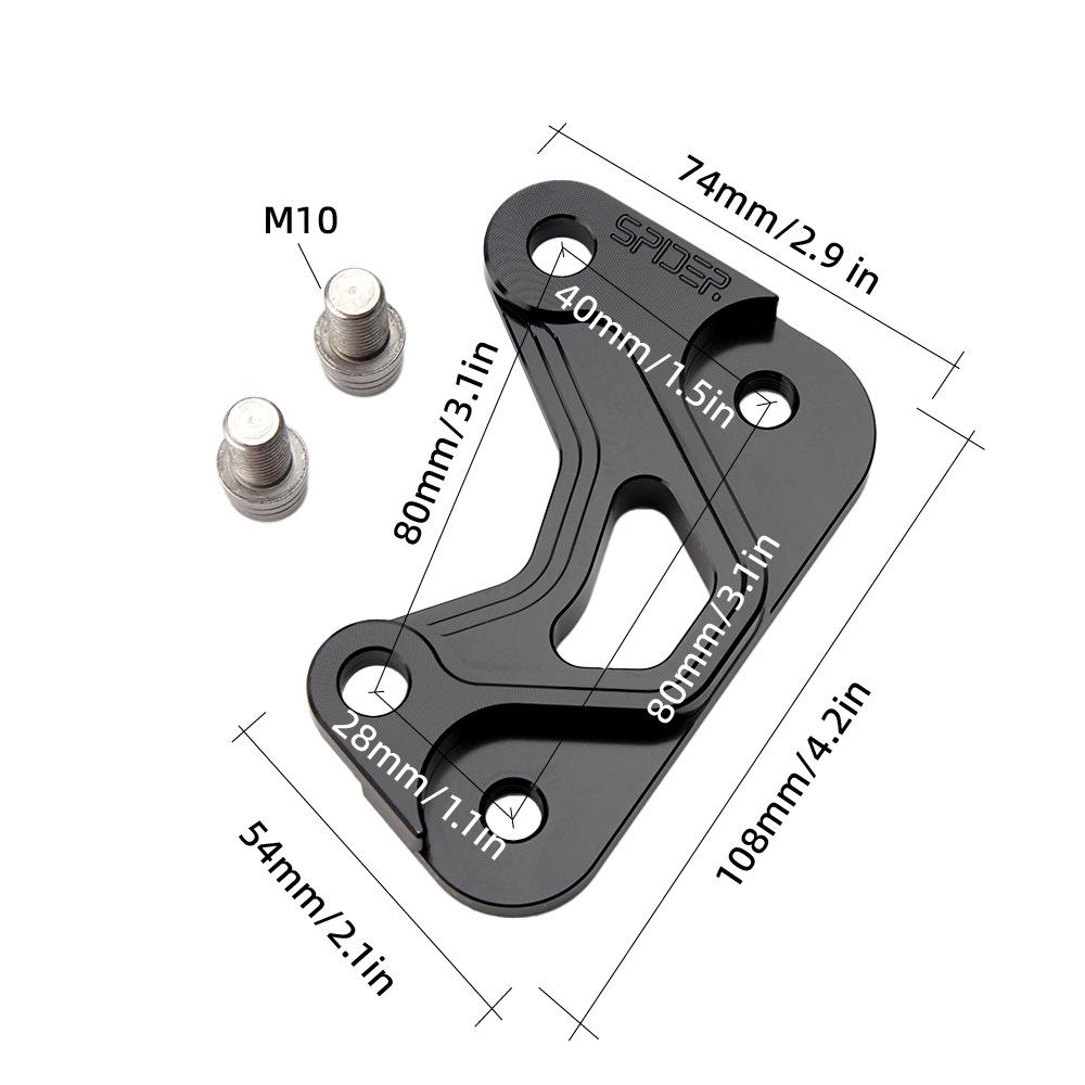 For Yamaha Xmax300 Change the Original Car Caliper To 300mm Brake Disc Caliper Adapter Code 2017-2025