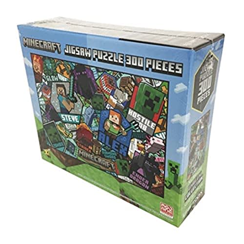 ENSKY MINECRAFT Kolekce emblémů Minecraft 26 x 38 cm Puzzle 300 dílů JIGSAW PUZZLE 300-1791