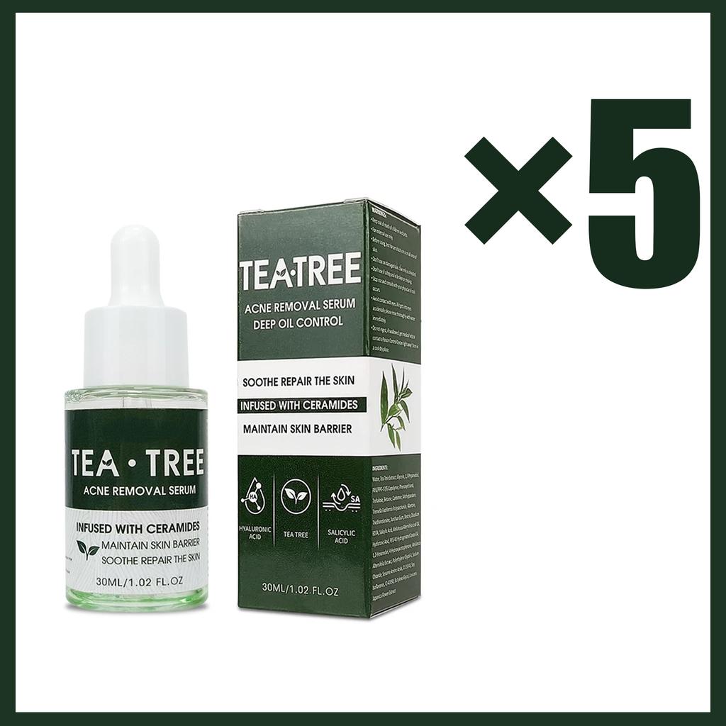 Tea Tree Centella Asiatica Relief Serum Lightweight Vegan Ampoule for Acne-Prone Skin Soothing Calming Oil Balance