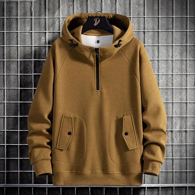 Autumn Men's Plus Size Sports and Leisure Hooded Sweatshirt