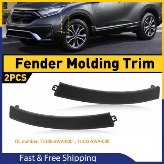 Bumper Fender Wheel Molding Front Trim*2 For CRV 4Cyl 2007-2011 Honda 71103-SWA