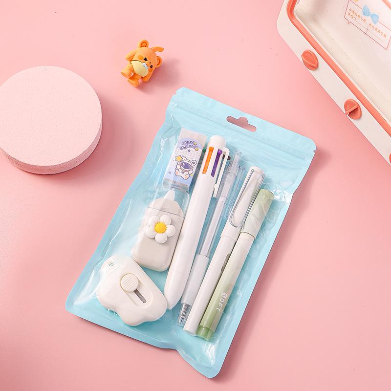 Gradient Color Mini Stationery Set for Junior and Senior High School Students