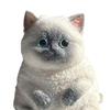 Cute Big Kitty Cat Taba Silicone Fuzzy Super Big Cat Kitten Handmade Squeeze Toy Mochi Toy Hand Relax Stress Release Gift