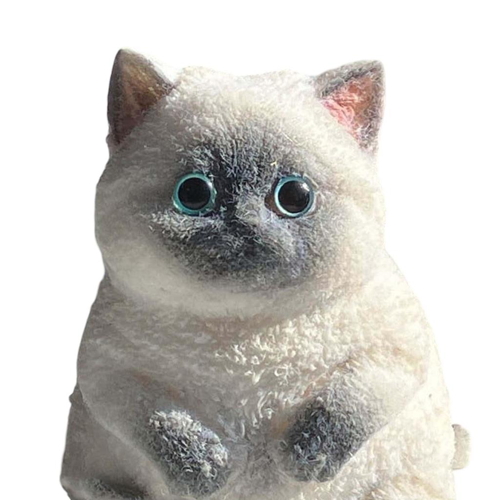 Cute Big Kitty Cat Taba Silicone Fuzzy Super Big Cat Kitten Handmade Squeeze Toy Mochi Toy Hand Relax Stress Release Gift