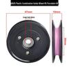 1005 Combination 45mm Ceramic-Plastic Threaded Wire Guide Wheel for Textile Tension Gun
