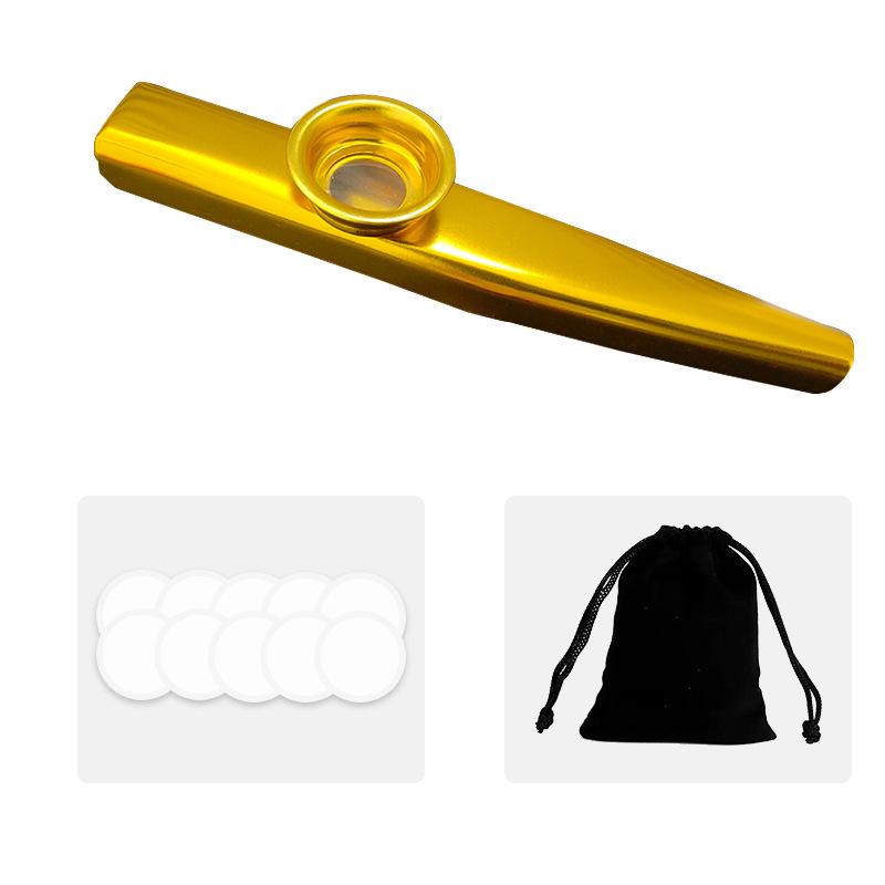 Metal Kazoo Cross-border Musical Instrument Gift Trumpet Saxophone Diaphragm