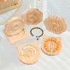 Schmuck-Präsentationsplatte aus Massivholz, Schmuckdesign-Platte, Wenwan Perlen handgefertigtes DIY-Material Armband, Perlenarmband-Tablett.