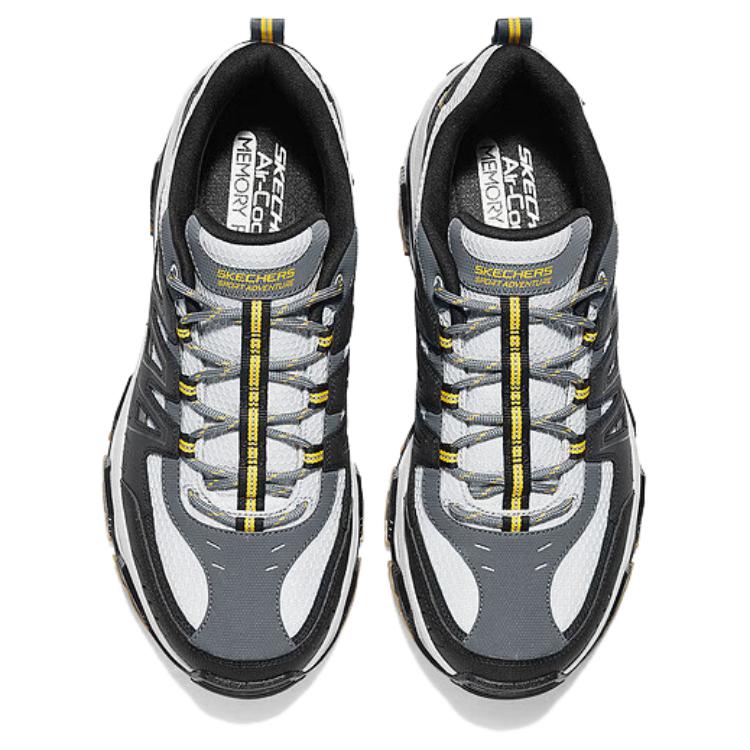 Skechers Outdoor Comfortable Versatile Low-Top Hiking Shoes Men Sneaker Light-Gray 237460-LGBK