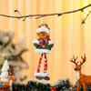 Long Leg Santa/Snowman/Deer/Bear Holiday Hanging Decoration Adjustable Rope Christmas Tree Ornament For Home