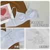 Pisces Memory Seamless Ultra-thin Cool Jelly Mask Rabbit Ears Soft Support Big Chest Small Shaping Bra