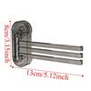 Rotating Suction Cup Towel Rack Multi-poles Hanging Towel Holder Durable Clear Clothes Hanger  Home