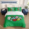 BT21 3‑Piece Bedding Set Soft Microfiber Duvet Cover Pillowcases Comfortable Bed Linen for Bedroom Decoration
