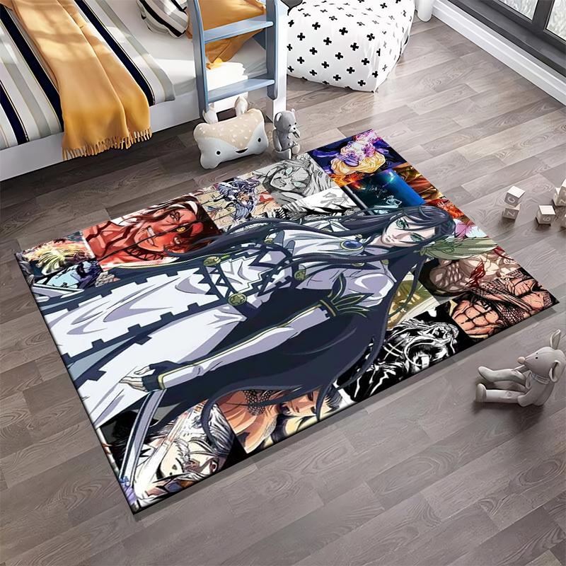 "Anime Character Carpet with Epic Design for Living Room Decor" Suitable for Use As an Anti-slip for Living Room Bedroom Sofas