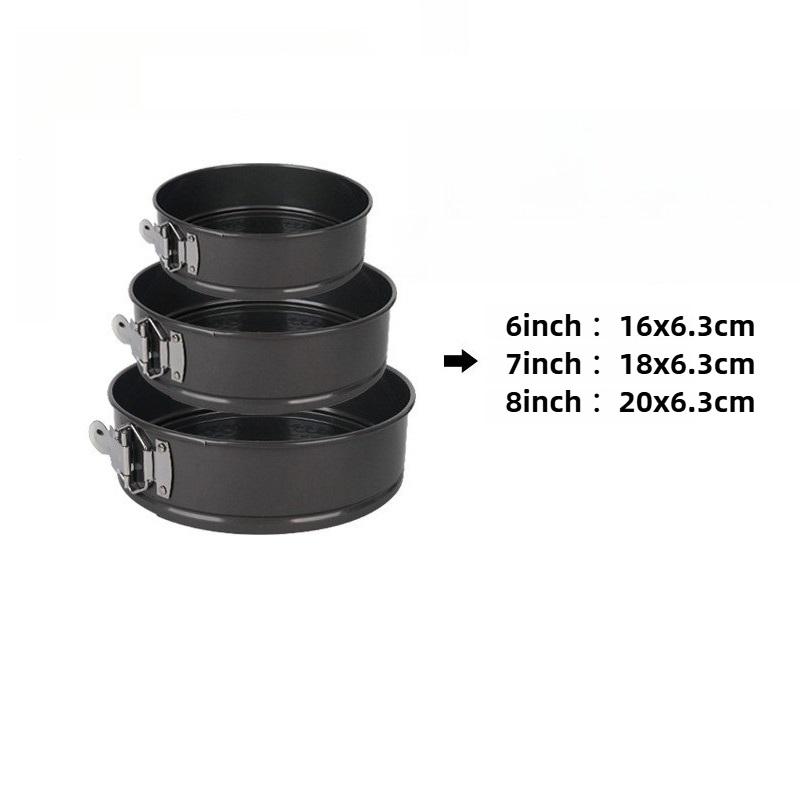 Round Cake Mould Removable Bottom Leakproof Round Cake Pan Bakeware Non-Stick Metal Bake Mould Kitchen Accessories Baking Tools