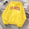 Los Angeles California Hoodies Women Fashion Novelty Casual Hooded Basic Sweatshirt Warm Comfortable Fleece New Hoody