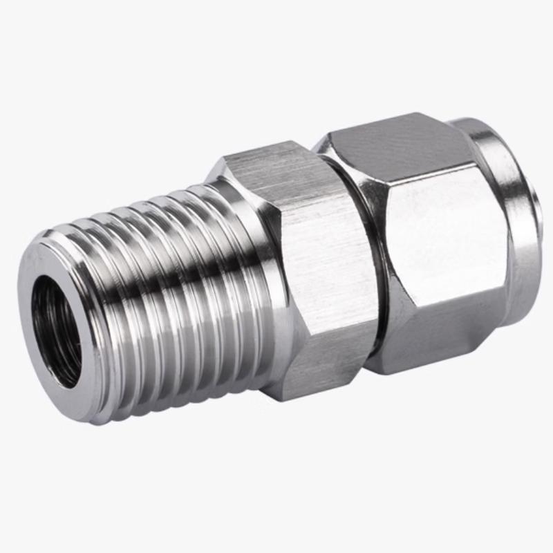 JIALING Stainless Steel Straight Lock Nut Connector