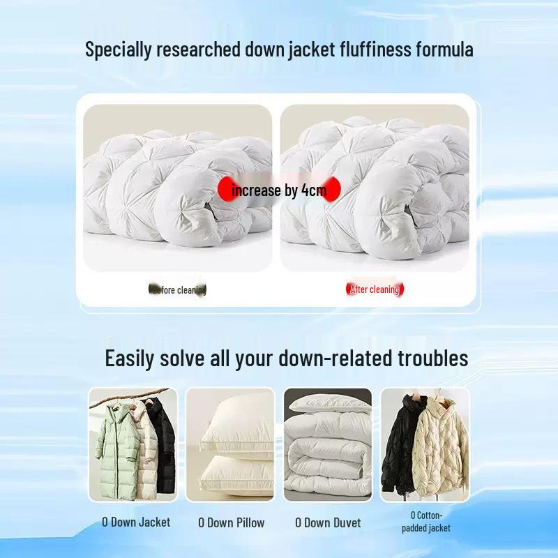 FluffRestore: Daunenjacke Reinigungs- und Fleckenentferner