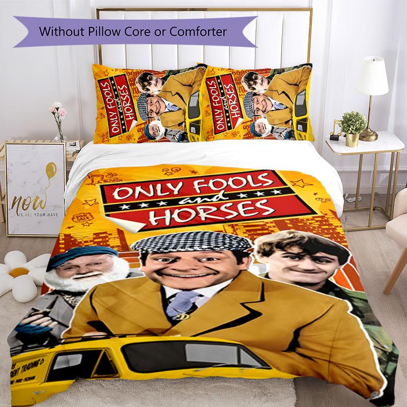 Only Fools and Horses 3pcs Bedding Set Duvet Cover Closure Includes 1 Duvet Cover & 2 Pillowcases for All Seasons Bedroom Home Dorm Decor