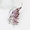High-End Crystal Butterfly Brooch Women'S Niche Temperament Light Luxury Pin High-End Suit Coat Corsage With Accessories