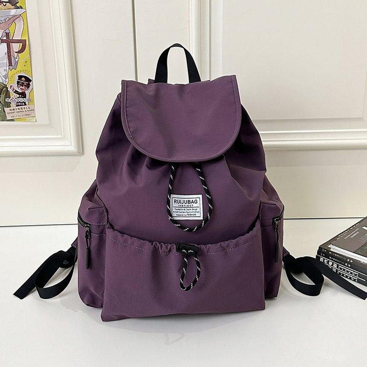 Schoolbag College Student Commuter Backpack Travel New Casual Nylon Large Capacity Backpack Lightweight Backpack School Bag