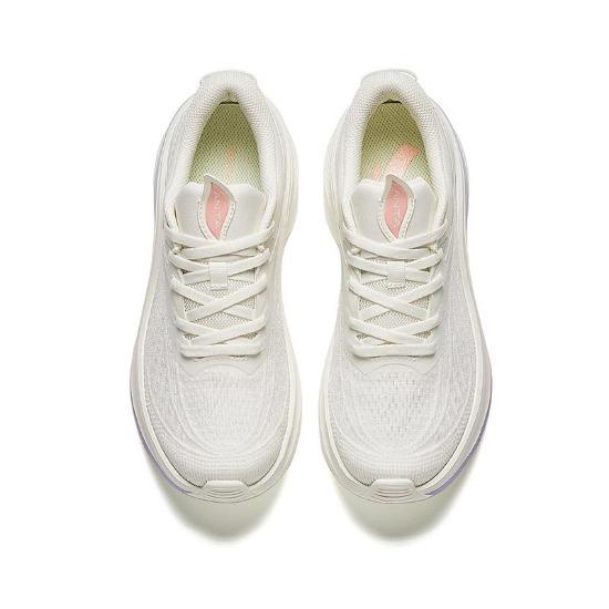 Anta Leaf 5 Buty do biegania amortyzujące wstrząsy trwałe lekkie niskie damskie sneakersy kość słoniowa-białe 922525575F-6