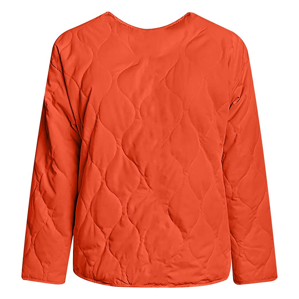 Women Winter Casual Fashion Solid Color Button Plush Jacket Long Sleeve Coat